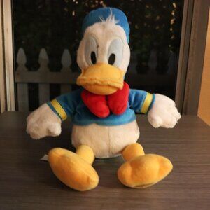 Disney Store Exclusive Rare Stamped Donald Duck Soft Plush Toy 14"